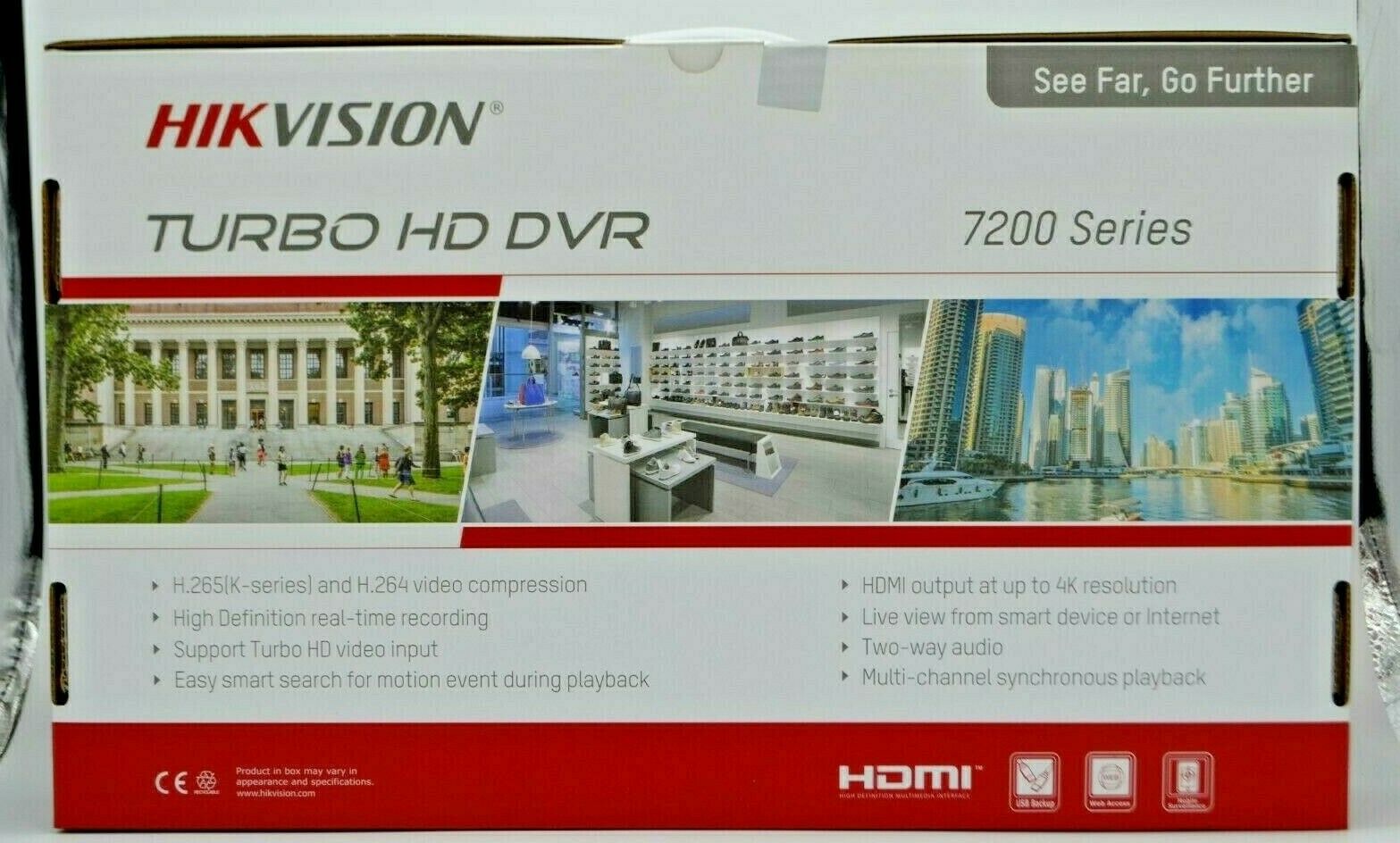 Hikvision TurboHD Professional Security System 8-Channel DVR /6 5MP Cameras /2TB