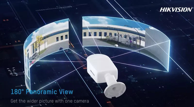 Hikvision 16Ch Cctv Security Camera System 4K Colorvu Panoramic Audio Alarm Lot