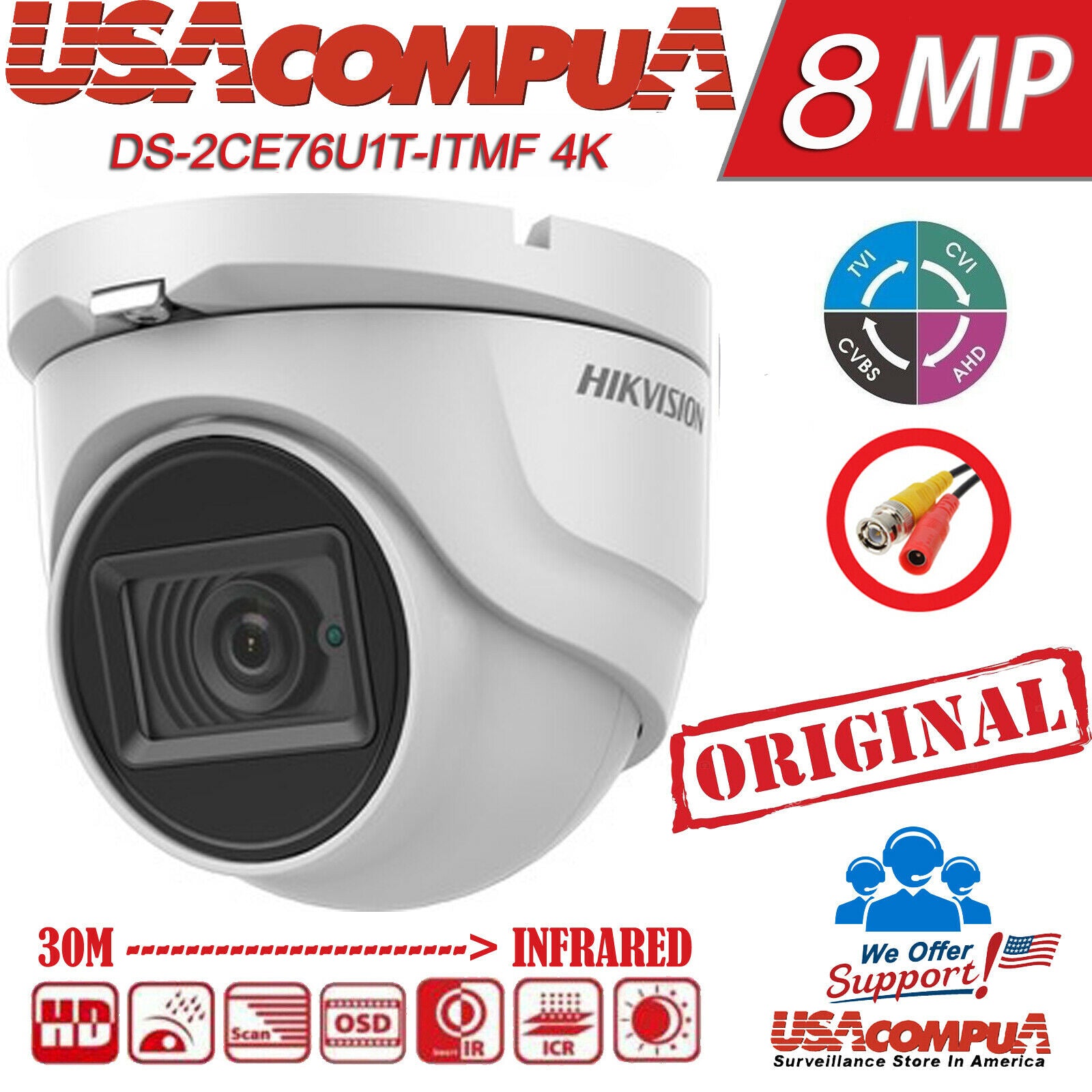 Hikvision 32 CH DVR 24 MINI DOME 8MP SECURITY SYSTEM KIT 16TB HARD DISK