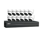 N464L124A Dahua 16ch IP PoE Recorder w/ HDD 4MP E-VU Security System (12 s) The