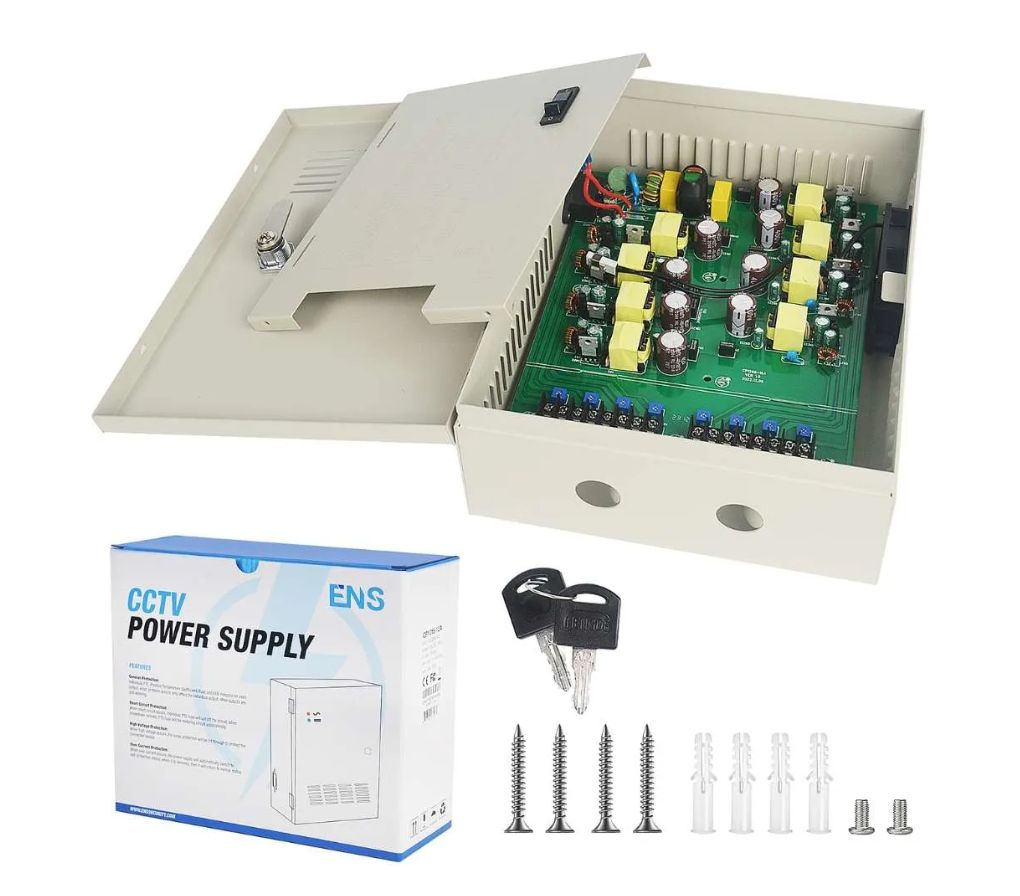 CP1208-16A-4K Hikvision || Accessory Power Supply 12V DC8 CH