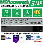 SIMILAR MODEL QTH916 ED8016H5-BN2 DVR 16 CH(W/ HDD) CCTV Analog HD 1080p FULL