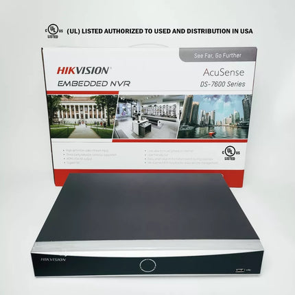Hikvision 4K 16CH Security CCTV System Kit 8MP Built In Audio ColorVu IP Camera D1