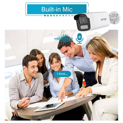 Hikvision 32CH NVR 8K 32MP 16POE Bullet 4MP Security Camera System W/Audio Lo