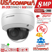 Hikvision DS-2CD2186G2-I 8MP 4K POE IP CAMERA 8 MEGAPIXEL AcuSense DARKFIHTER