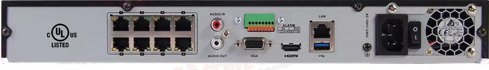 Hikvision 8CH 8PoE 4K AcuSense NVR CCTV System Kit 4MP IP Camera MIC POE Lot US