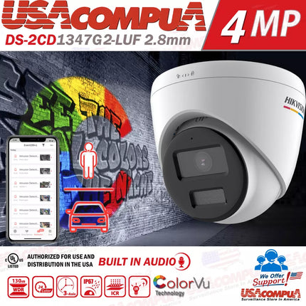 Hikvision 12MP 16CH NVR DS-7616NI-I2-16P IP Security Camera system W/Audio Lot