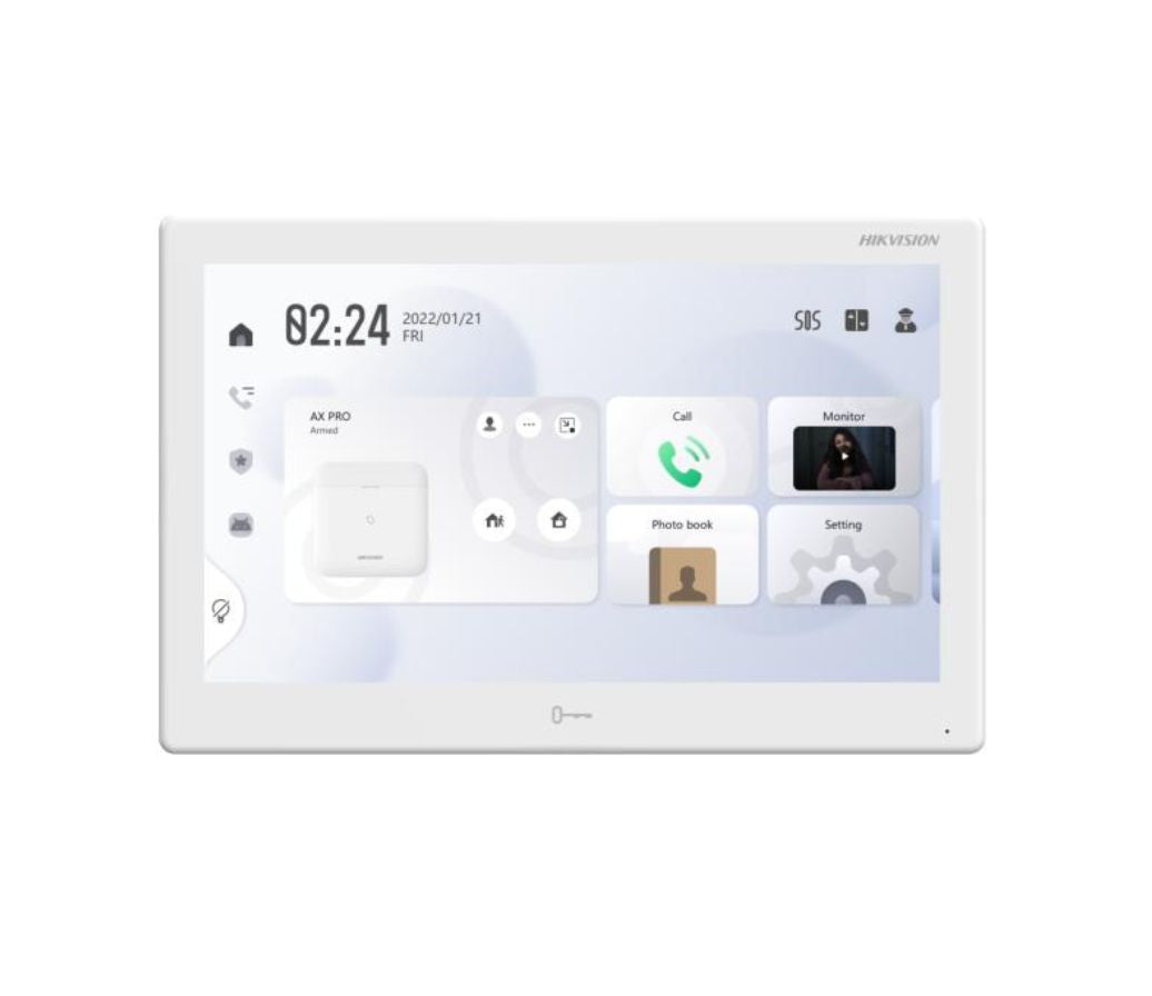 DS-KH9510-WTE1(B) Hikvision All-in-one Indoor Station 10.1-inch colorful touch