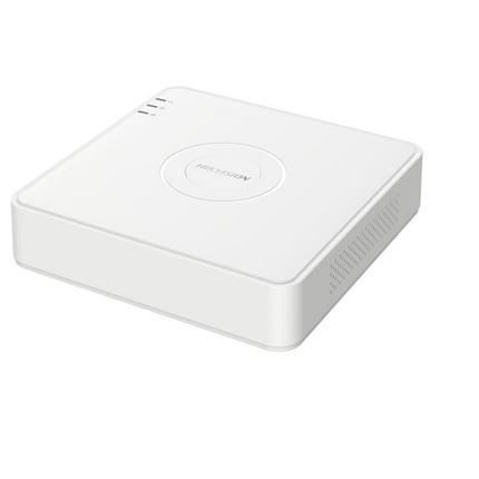 DS-7104HGHI-M1 Hikvision 4ch IP PoE Recorder w/ HDD 720p Mini 1U H.265 DVR
