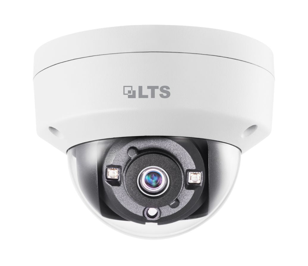 LTS 8MP 4K Matrix IR Vandal Dome 4-in-1 Camera: HD-TVI/CVI/AHD/CVBS, 3.6mm, 30m