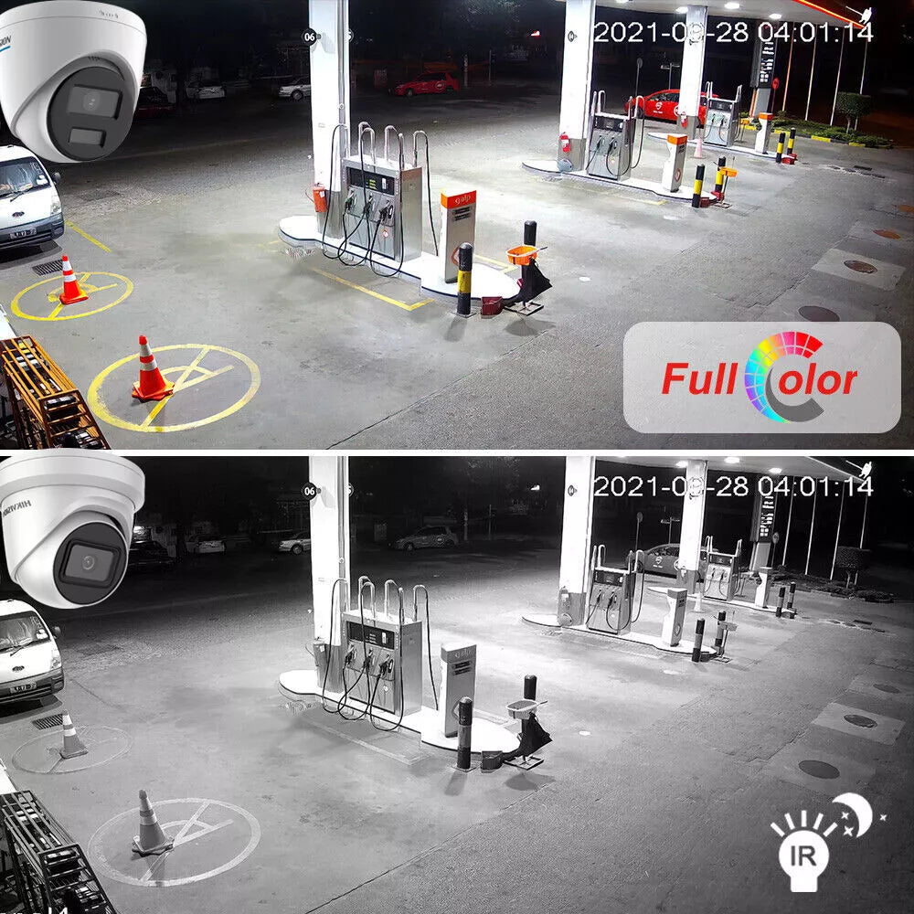 Hikvision 32CH NVR 32MP PoE Security Camera System 8MP Turret Two Way Audio Lo