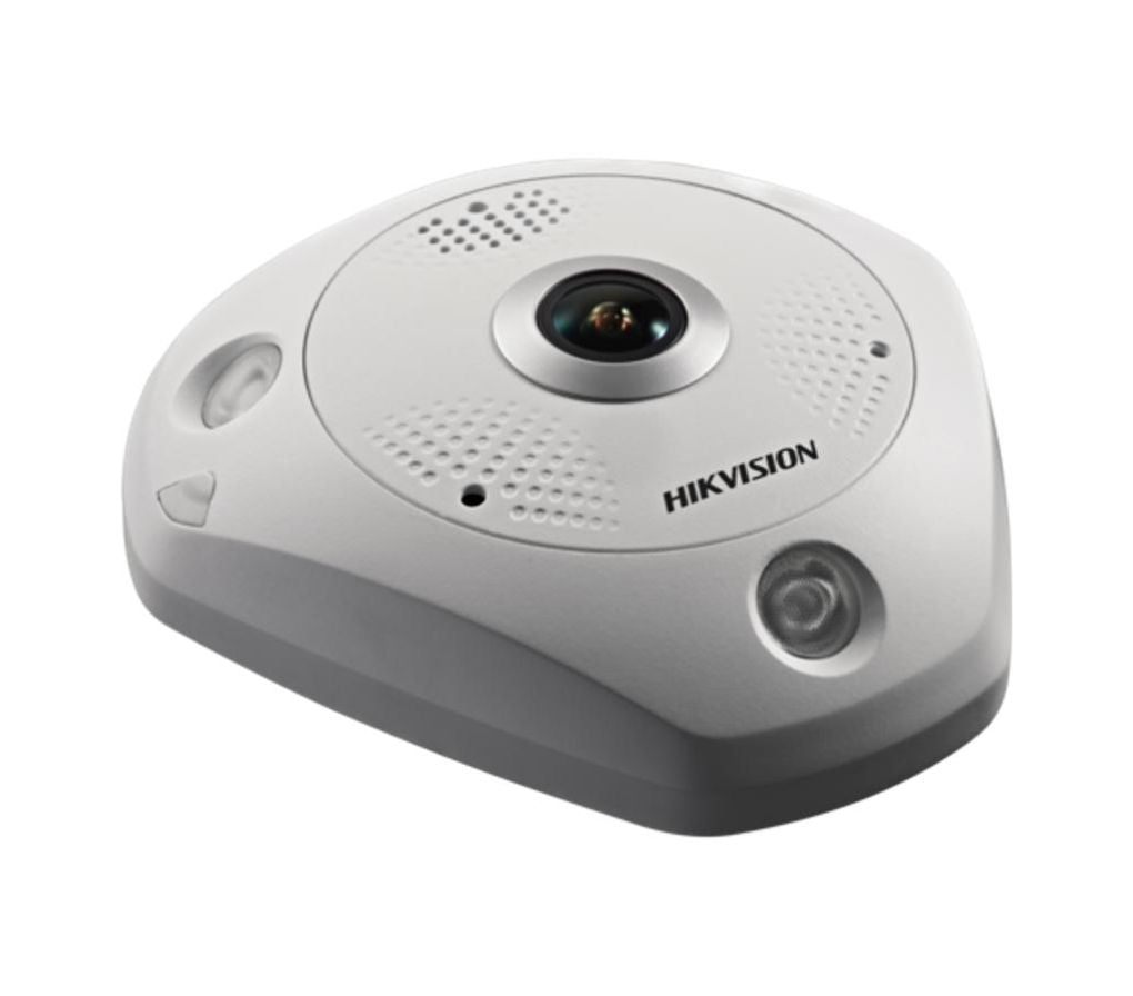 DS-2CD6365G0-IVS Hikvision w/ audio IP PoE Camera 6 MP DeepinView Fisheye 360ÔøΩ