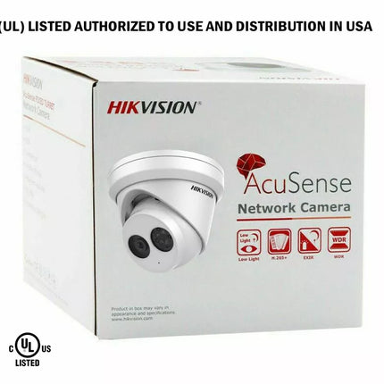 Hikvision 32CH 16POE NVR 4K 8MP Turret Security IP Camera System DarkFighter Lo