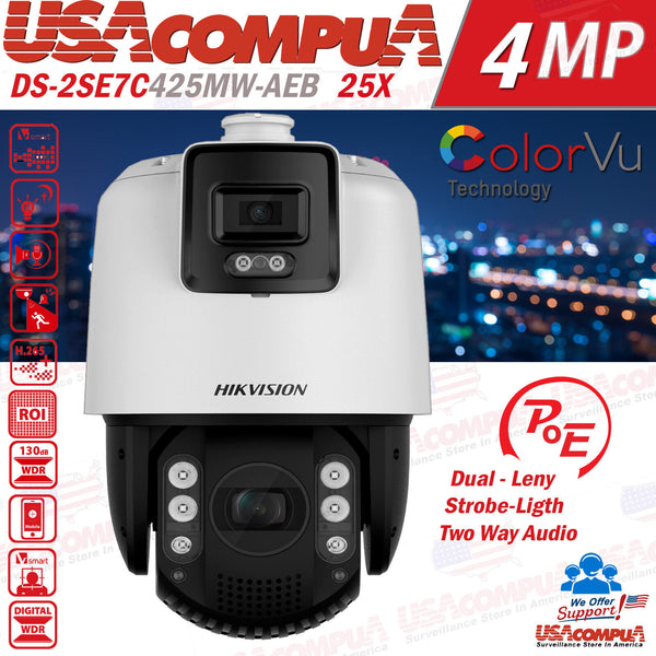 Hikvision 4MP PTZ DS-2SE7C425MW-AEB Zoom Camera PoE Smart-tracki