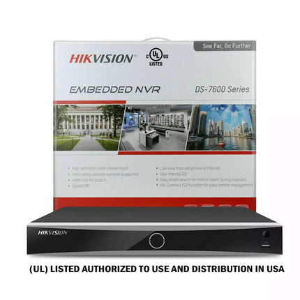 Hikvision 16CH 4K 8MP Colorvu IP Camera MIC Speaker PoE 12MP NVR CCTV System Lo