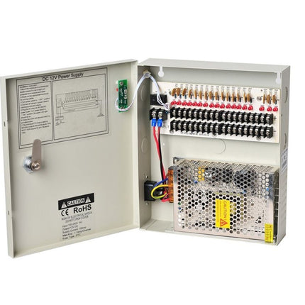 OCB-PS-18DC15EC Hikvision OCB-PS18DC15EC POWER SUPPLY 18CH 15 AMP Cctv