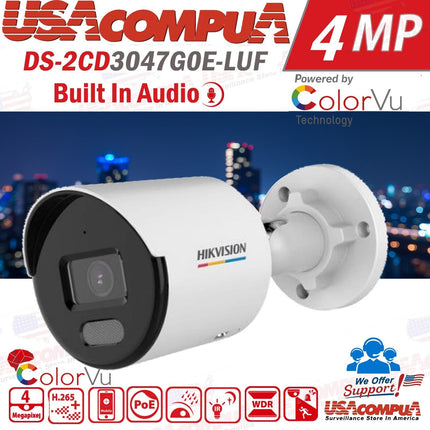 HIKVISION 4MP 8CH 8MP NVR SYSTEM DS-2CD3047G0E-LUF & DS-7608NI-K2 KIT/LOT