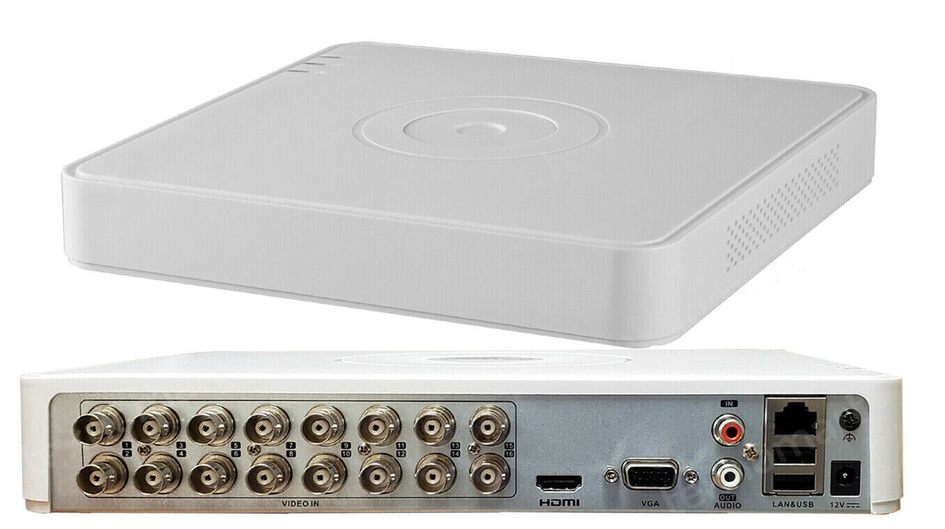 DS-7116HQHI-K1 Hikvision 2MP 16CH Turbo HD DVR w/Optional HDD Record 1080p H.265