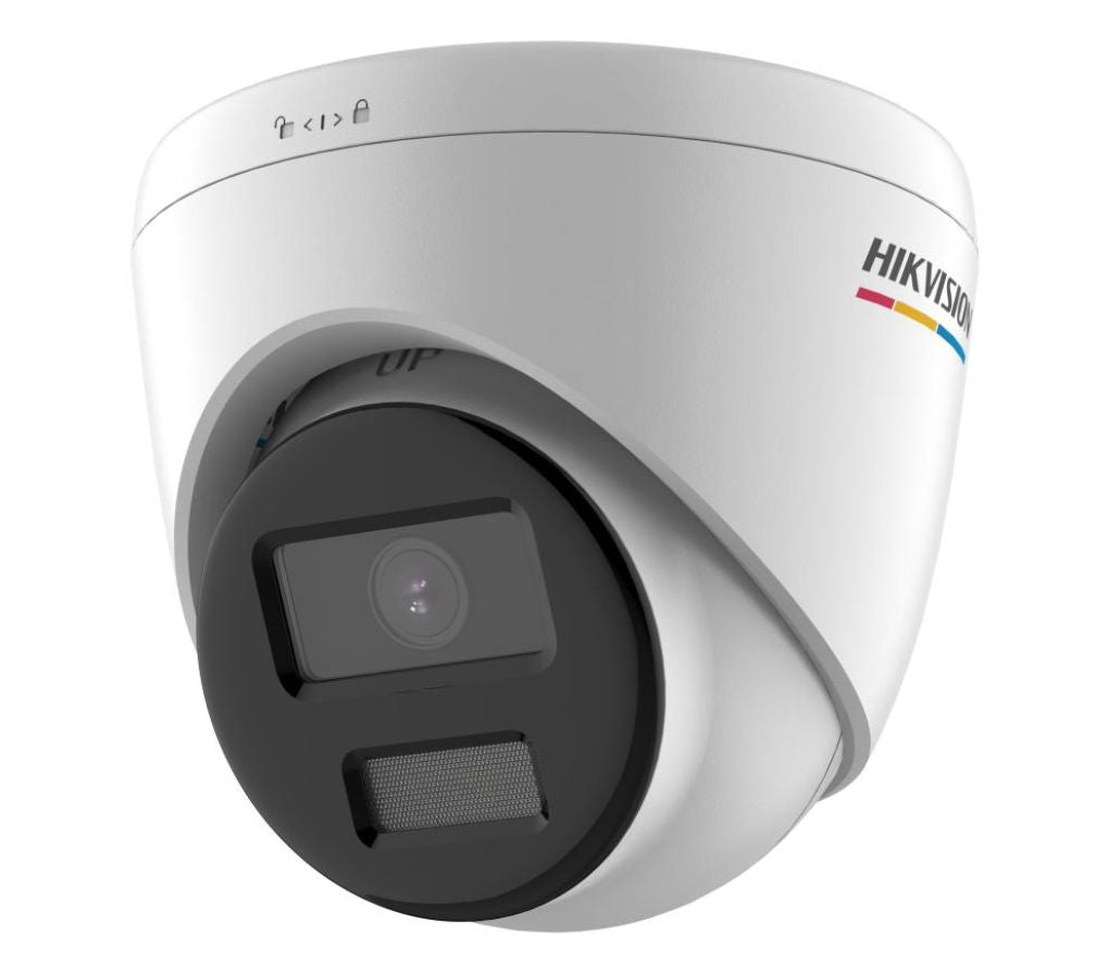 DS-2CD1327G0-LUF Hikvision w/ audio IP PoE Camera 2 MP ColorVu Turret