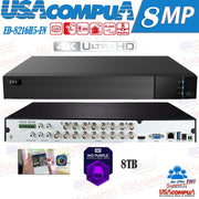 Titanium ED-8216H5-FN2 16CH 4K 5 in1 H.265 Hybrid DVR HDD HUMAN DETECTION