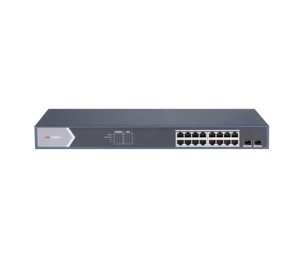 DS-3E0518P-E/M Hikvision 16 Port Gigabit Unmanaged POE Switch
