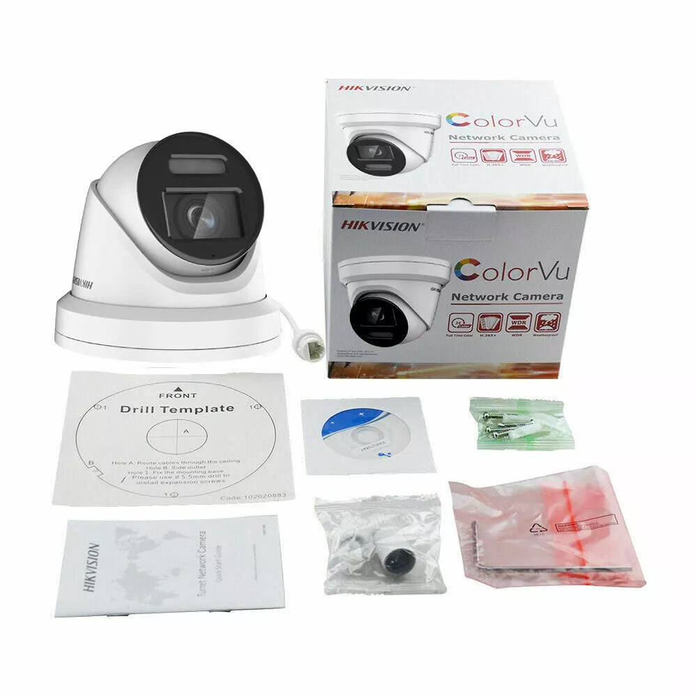 Hikvision 16CH 4K DS-2CD2387G2-LU Security Camera System ColorVu AcuSense
