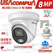 8MP Hikvision 4K Darkfighter Built in Mic IP Camera DS-2CD2386G2-IU AcuSense