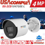 HIKVISION DS-2CD1047G0-L 4 MP ColorVu Fixed Bullet Network Camera