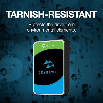 Seagate SkyHawk 4TB Surveillance HDD – 3.5″ SATA, 180 TB/yr, 3-Year Rescue