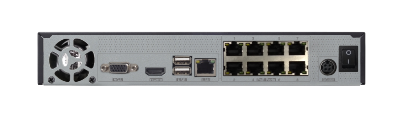 Titanium 8CH NVR ED9308H5NV-8P-L 5MP IPC HD / H.265/H.264 Dual Stream