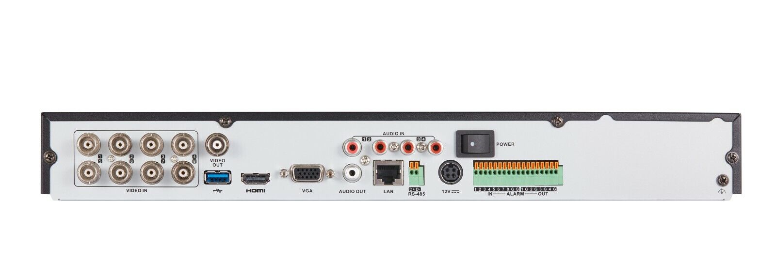 Hikvision IDS-7208HUHI-M2/P 8CH DVR 4K DVR-XVR 8 CHANNEL USA VERSION (UL) HYBRID WITH POWER OVER COAXIAL