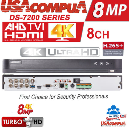 HIKVISION Security Camera System 4K CCTV Kit 8CH Turbo HD TURRET 8MP (2021)