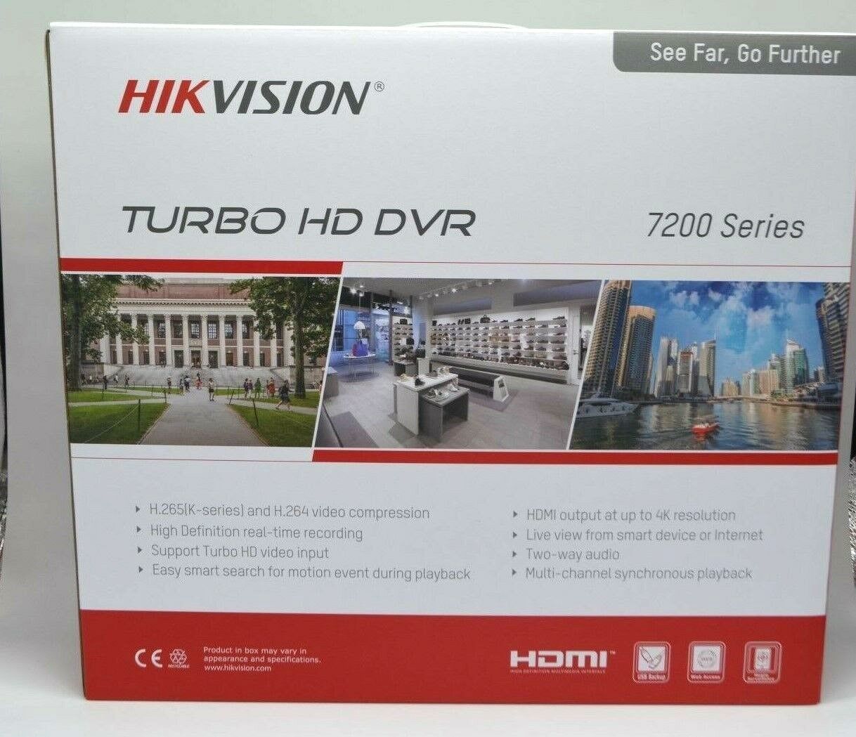 DS-7216HUHI-K2 (UL) HIKVISION 4K 8 MP USA VERSION 16CH H.265+HD-TVI+16CH-IP