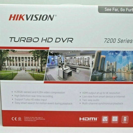 Hikvision 32 CH DVR DS-7232HQHI-K2 4MP Series TurboHD Tribrid (OPTIONAL HDD)