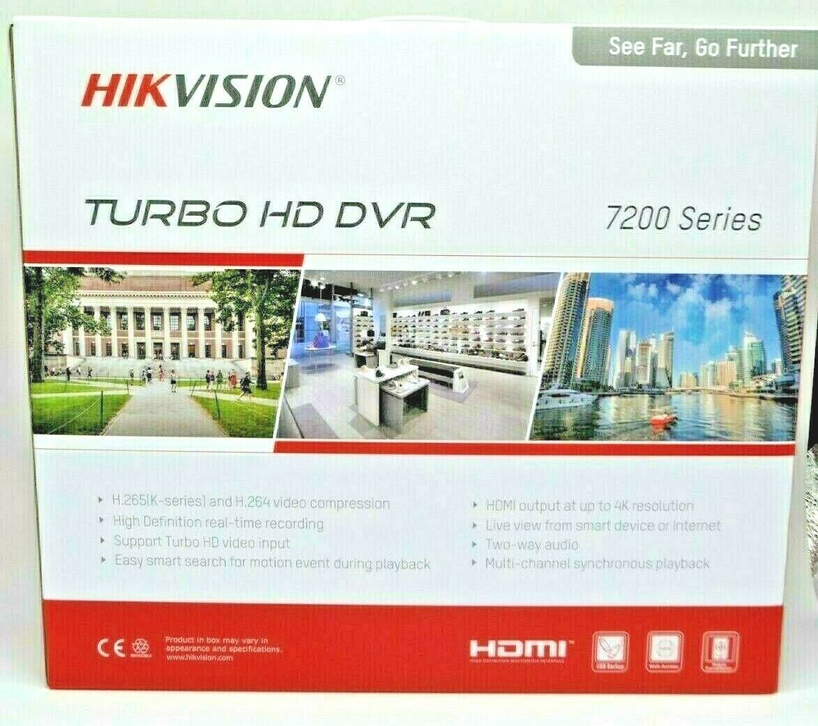 Hikvision IDS-7208HUHI-M2/P 8CH DVR 4K DVR-XVR 8 CHANNEL USA VERSION (UL) HYBRID WITH POWER OVER COAXIAL
