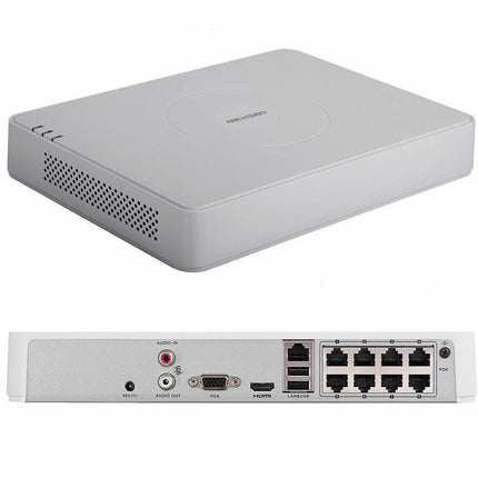 DS-7108NI-Q1/8P Hikvision 8CH POE 8 Channel NVR Original English No Hard Drive