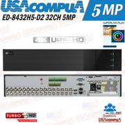 Titanium ED-8432H5-D2 32CH UPTO 5MP Lite TVI/CVI/AHD High Definition DVR / H.265