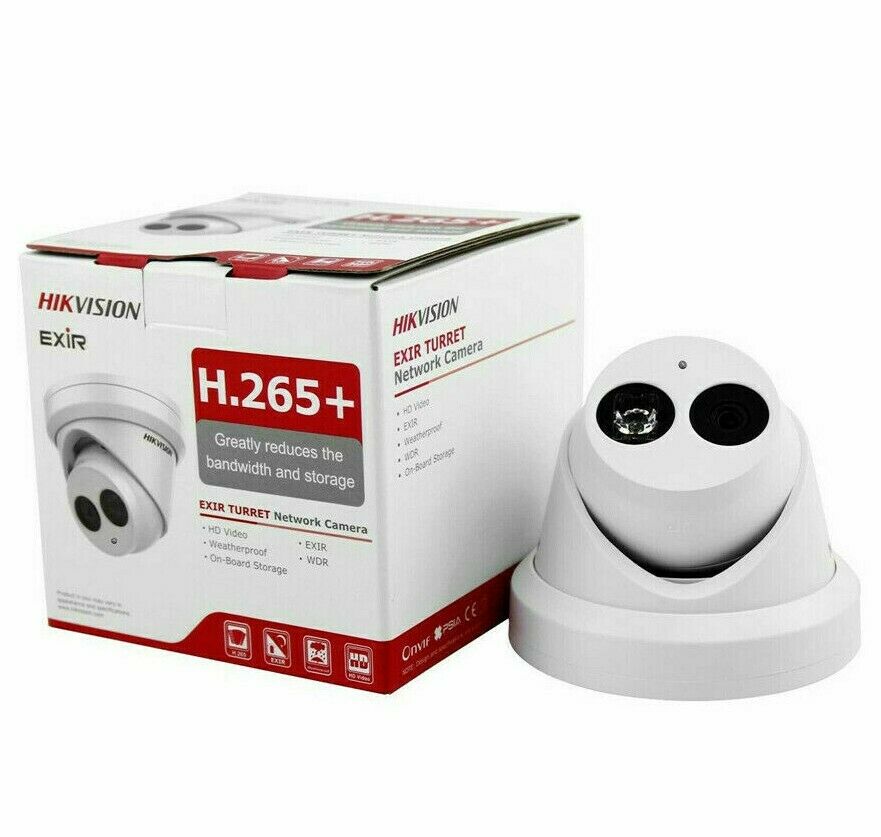 Hikvision 8MP POE DS-2CD2383G0-IU 4K Outdoor Turret IP Camera Build-in Mic 2.8MM