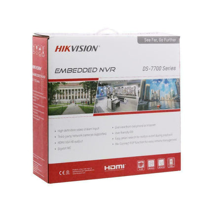 Hikvision 32 Channel 32CH 4K 8MP NVR (NO POE) DS-7732NI-K4 (Hard Drive Optional)