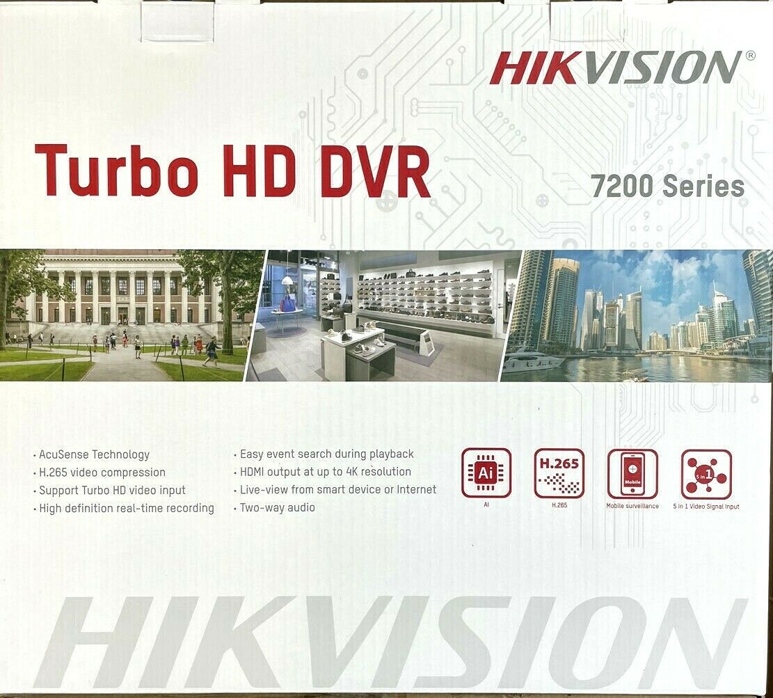 Hikvision Security CCTV System Kit 16CH DVR 2MP Bullet HD Camera Waterproof Lot