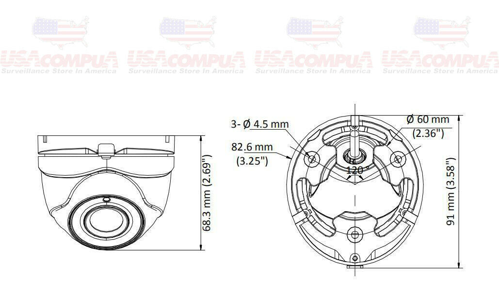HIKVISION 4K Security Camera System Kit 8CH Turbo 8MP MINI DOME (CUSTOM)