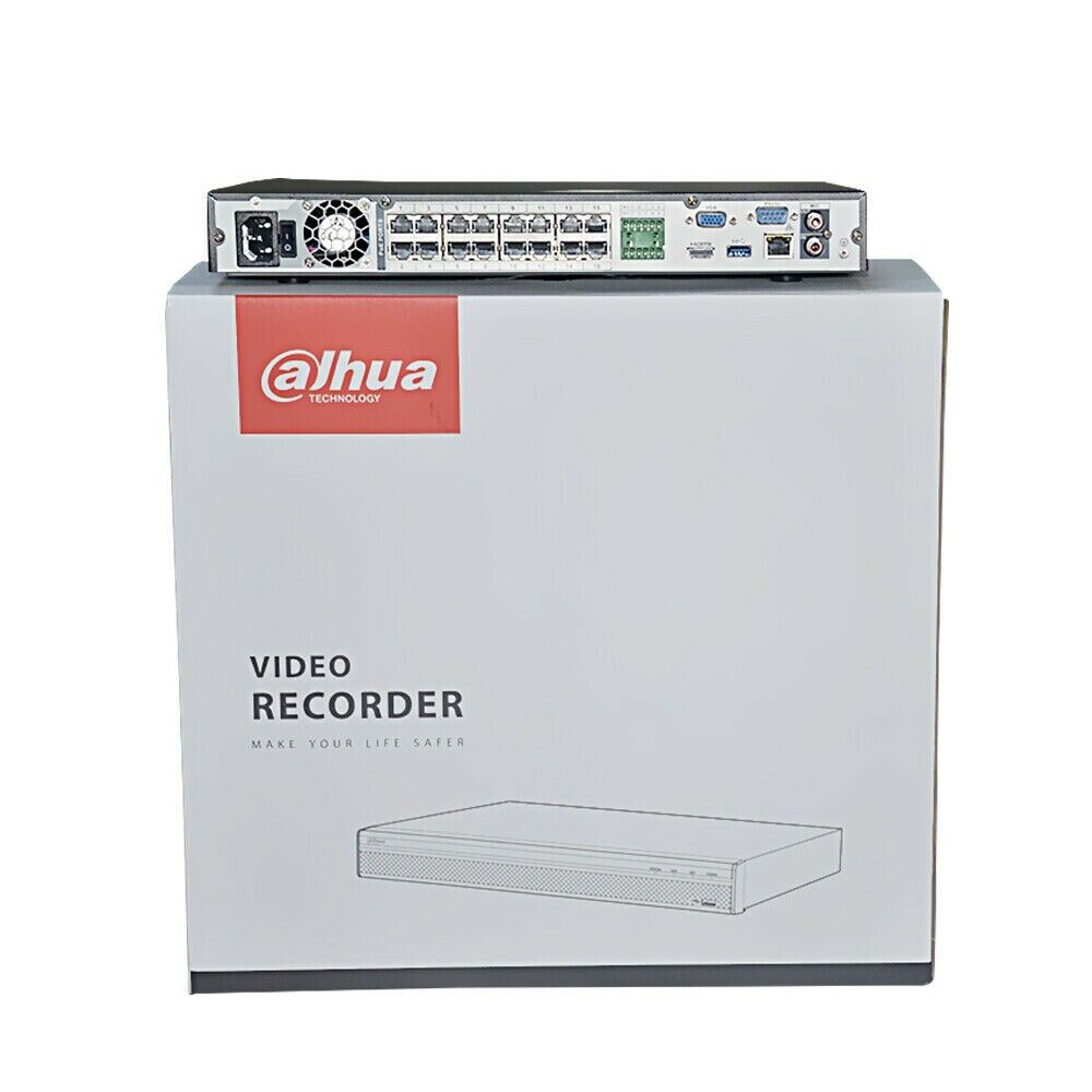 Dahua 4k 16ch Security Camera System 12 x 4MP Kit NVR4216-16P-4KS2/L 2TB