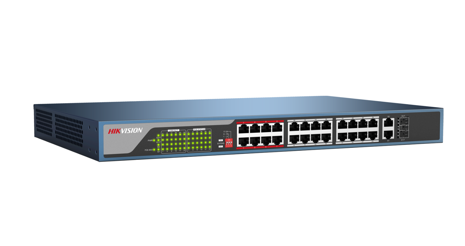 Hikvision DS-3E0326P-E2 Unmanaged Ethernet 24 PoE Switch 100Mbps Network Access