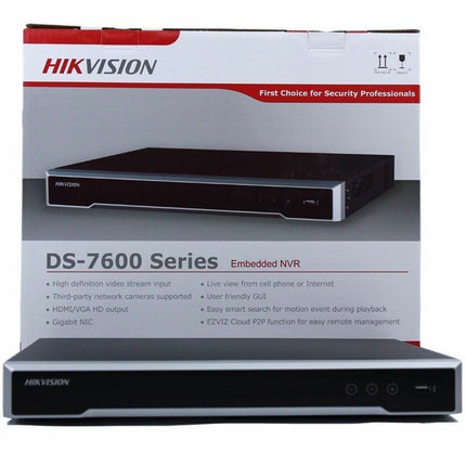 Hikvision 4K 16ch IP PoE Security System 4MP Dome w/ 4 MP resolution D1