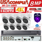 HIKVISION Security Camera System 4K CCTV Kit 8CH Turbo HD TURRET 8MP (2021)