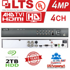 LTS 4 CH DVR LTD8304K-ET PLATINUM 1080P HD TVI hybrid TVI+1CH IP (2TB HDD)