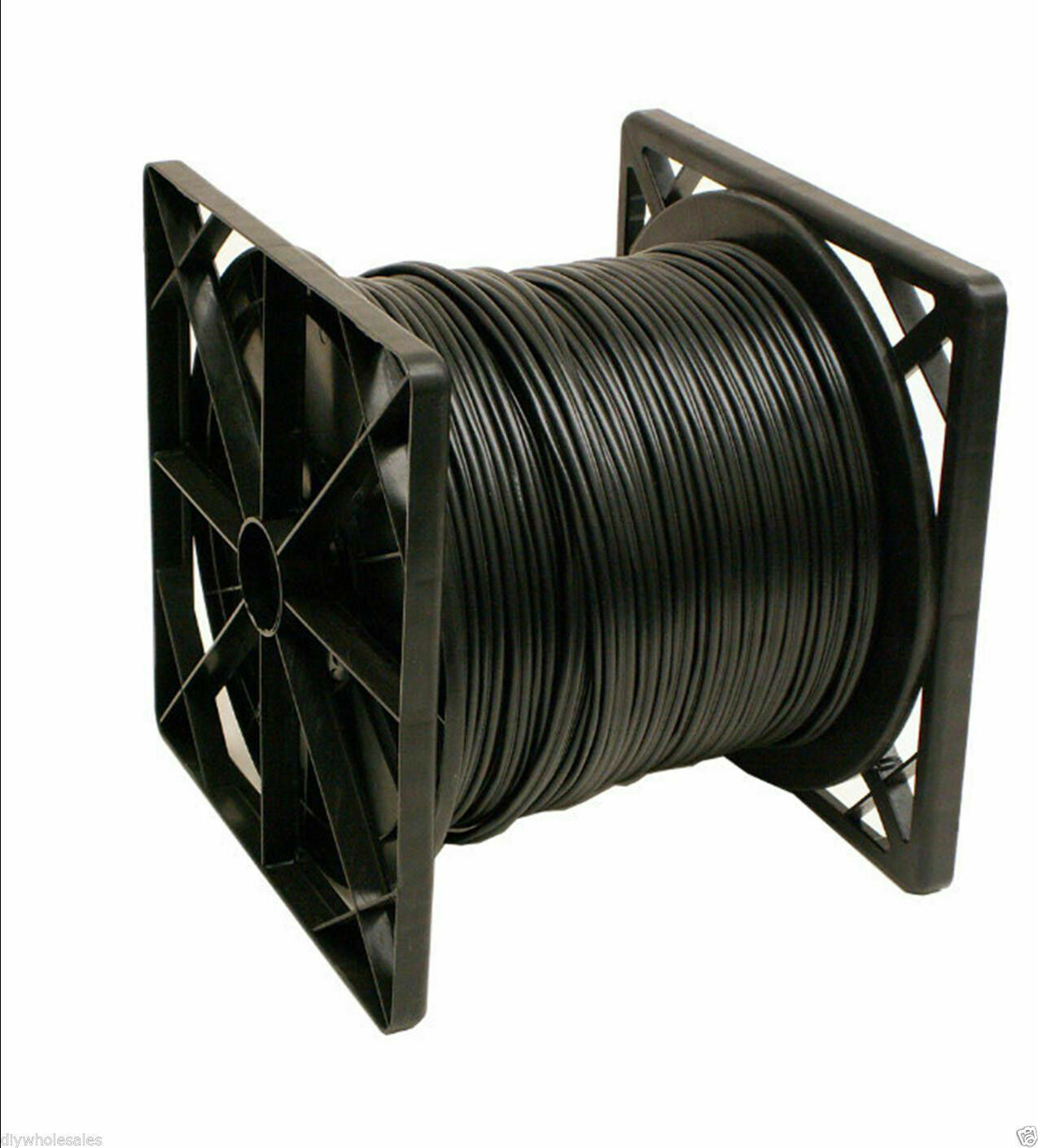 500FT RG-59 CCTV Siamese Cable 18/2AWG Wire BLACK / WHITE