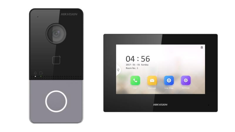 Hikvision DS-KIS605-P(C) IP Video Intercom Kit with 7″ Screen & 2MP Door Station