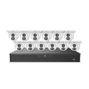 EK-BQ2P16DLT412T4 12 cam 4MP + NVR 16CH UNV Kit Human Smart Detection Smart Dual Light and Smart Search