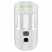 Ajax 45856.120.wh3 MotionCam (PhOD) Jeweller Wireless Motion Detector with Photo Verification – White/Black